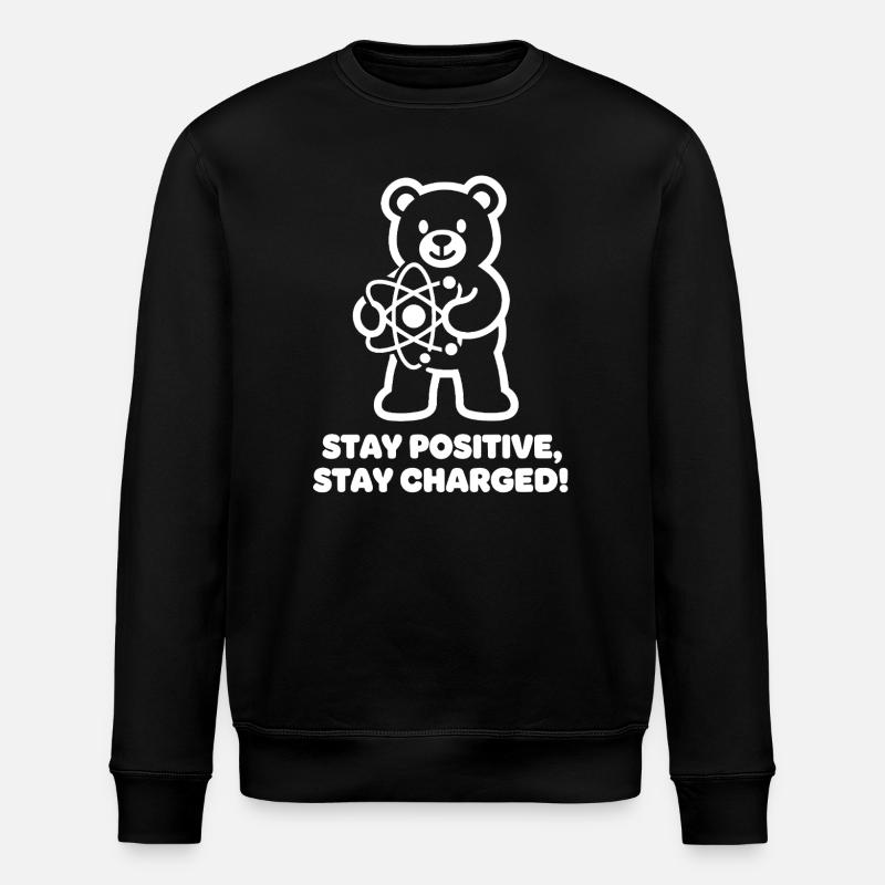 Charge positive de l’Atomic Bear - Sweat bio ROLLER Stanley/Stella Unisexe - noir