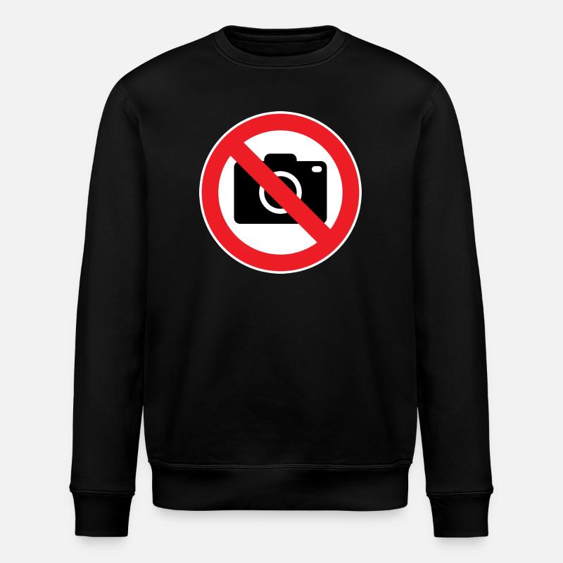 Photographie interdite, panneaux d’interdiction - Sweat bio ROLLER Stanley/Stella Unisexe - noir