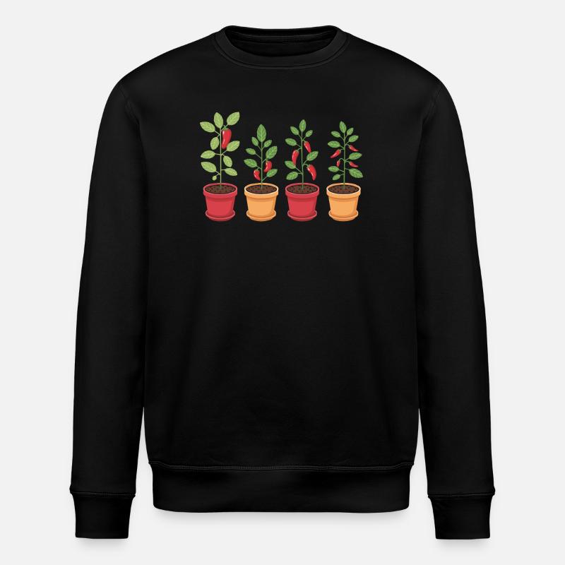 Cadeau Drôle de Jardinier Chili - Sweat bio ROLLER Stanley/Stella Unisexe - noir