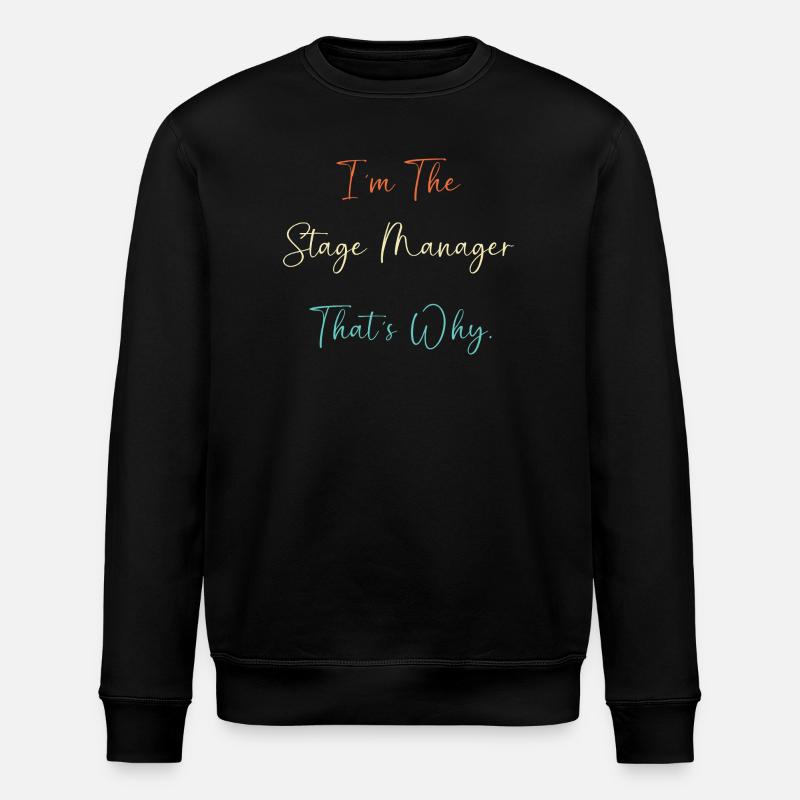 Theater - Stanley/Stella Unisex Bio-Sweatshirt ROLLER - Schwarz