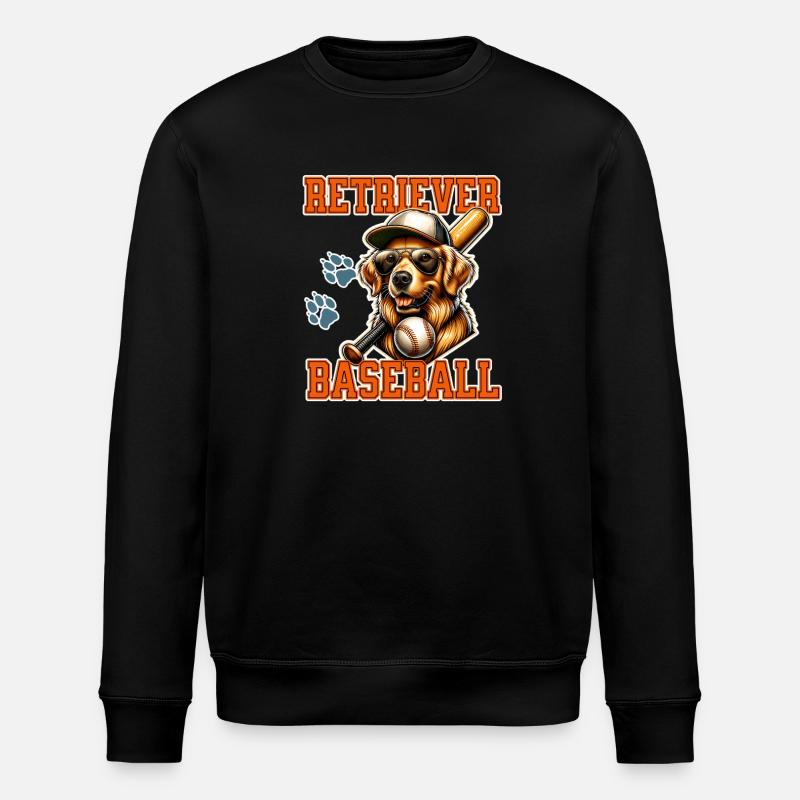 Équipe de baseball Golden Retriever - Sweat bio ROLLER Stanley/Stella Unisexe - noir
