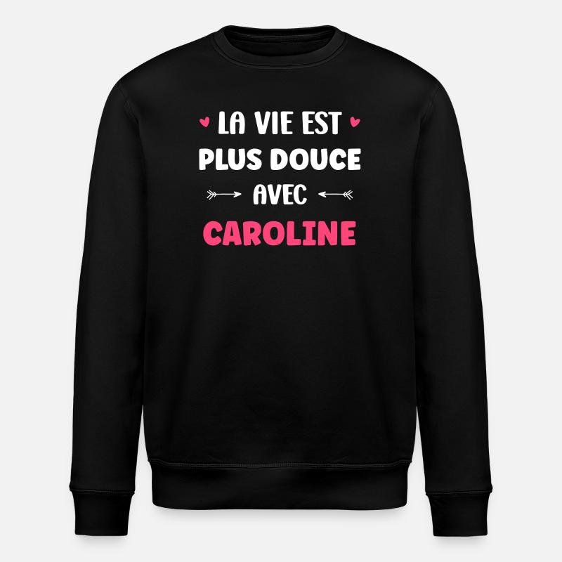 The sweeter life with Caroline - Stanley/Stella ROLLER Unisex Organic Sweatshirt - black