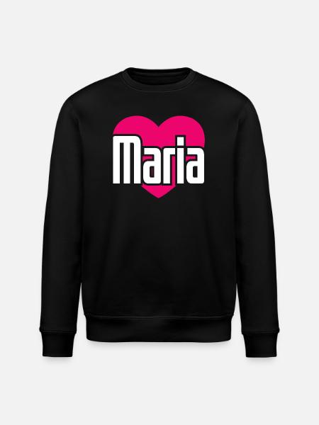 J’aime Maria Coeur rose J’aime Maria - Sweat bio ROLLER Stanley/Stella Unisexe - noir