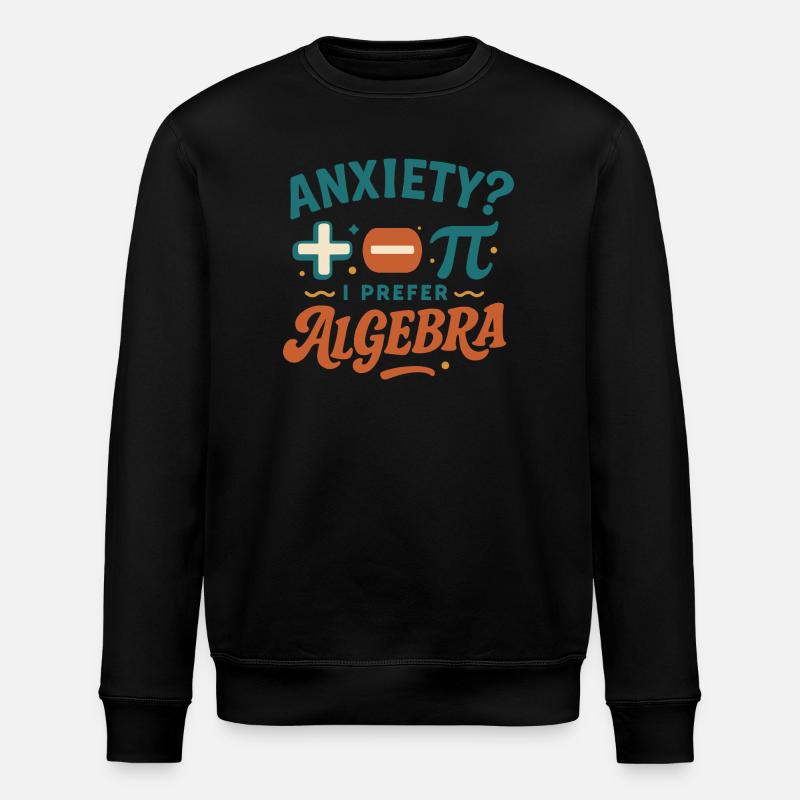 Algebra statt Angst - Stanley/Stella Unisex Bio-Sweatshirt ROLLER - Schwarz