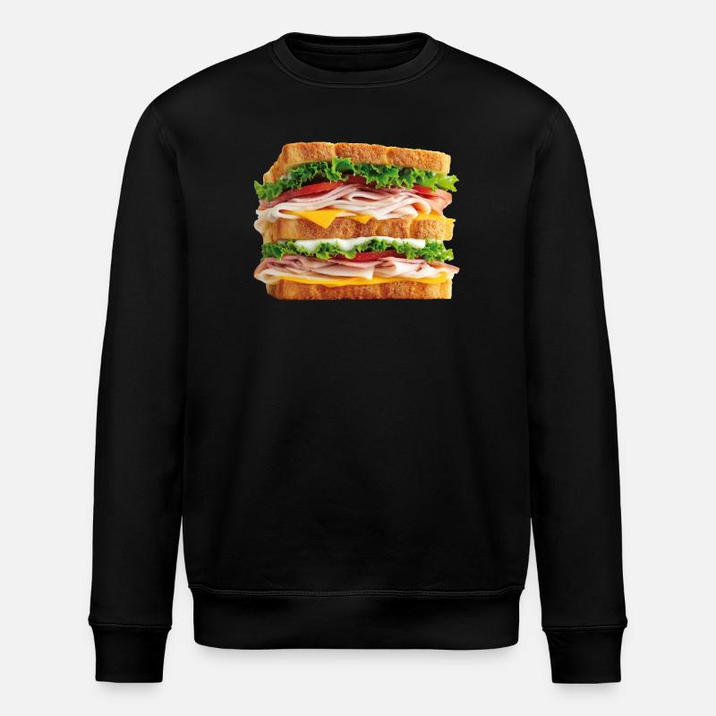 Sandwich - Sweat bio ROLLER Stanley/Stella Unisexe - noir