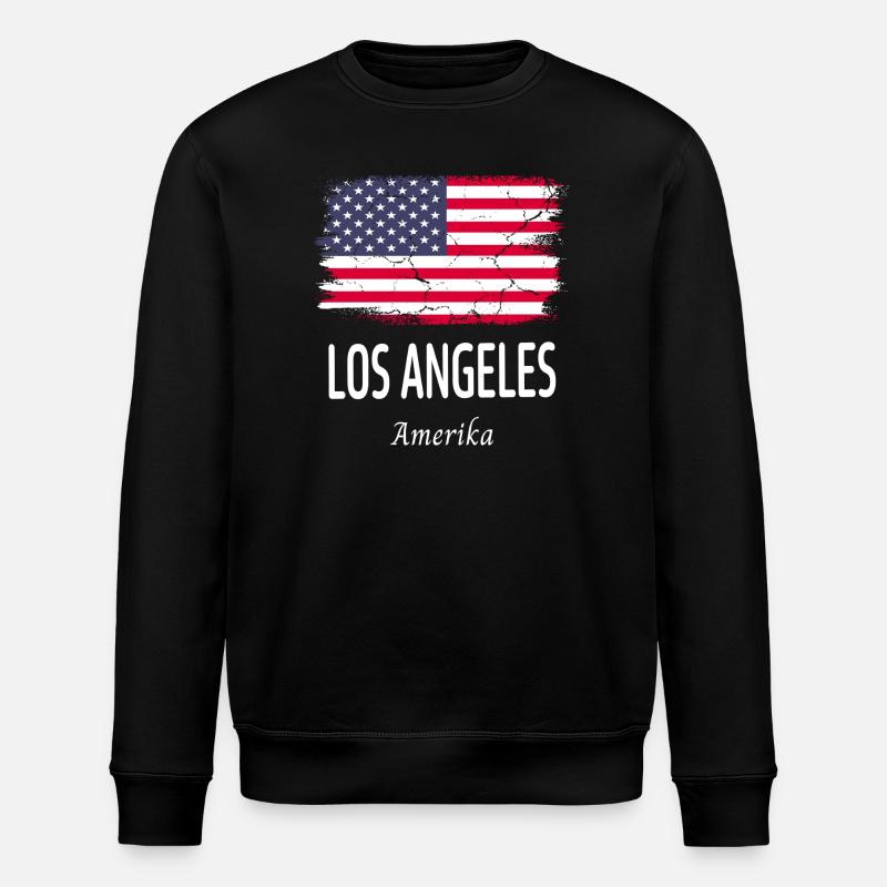 Los Angeles - Sweat bio ROLLER Stanley/Stella Unisexe - noir
