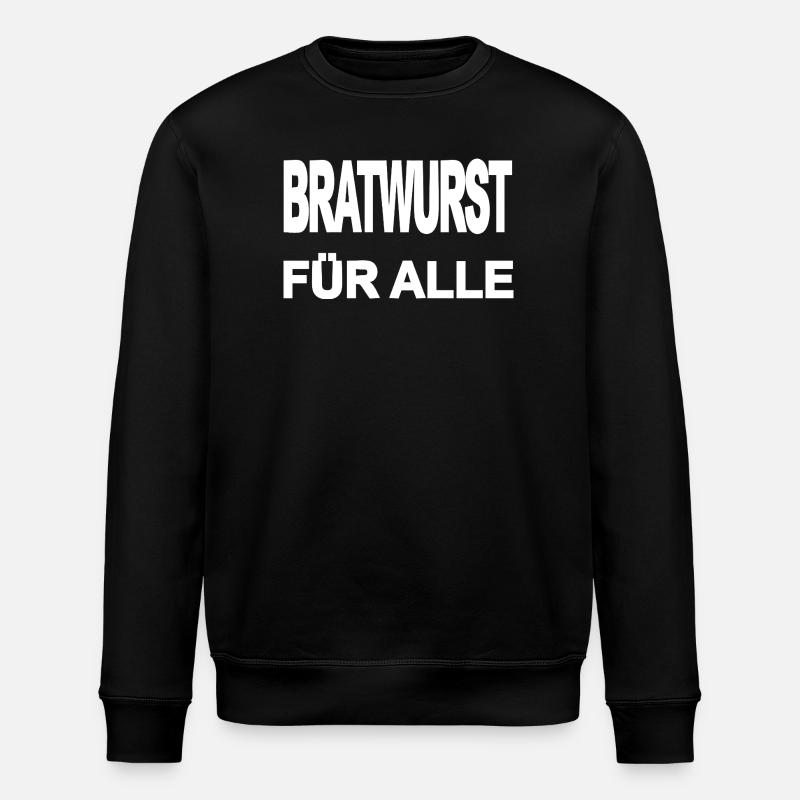 Bratwurst - Stanley/Stella ROLLER Unisex Organic Sweatshirt - black
