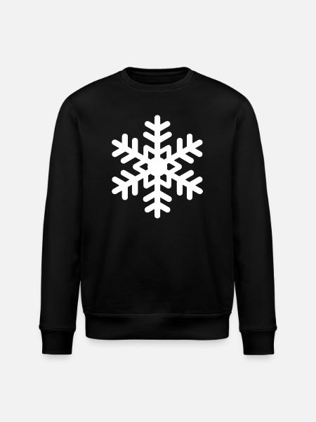 Neige Flake - Sweat bio ROLLER Stanley/Stella Unisexe - noir