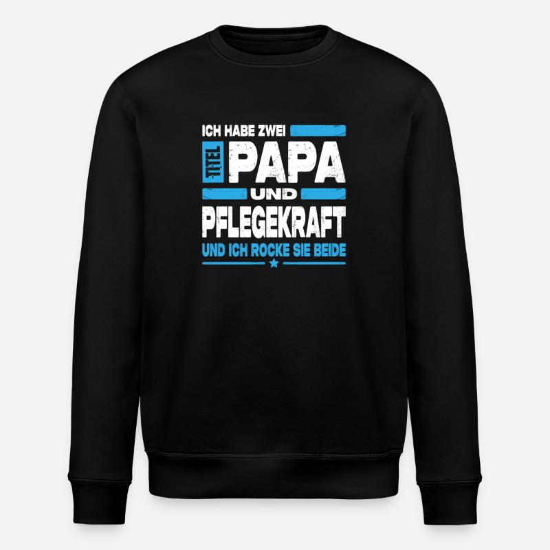 Papa et aidant - Sweat bio ROLLER Stanley/Stella Unisexe - noir