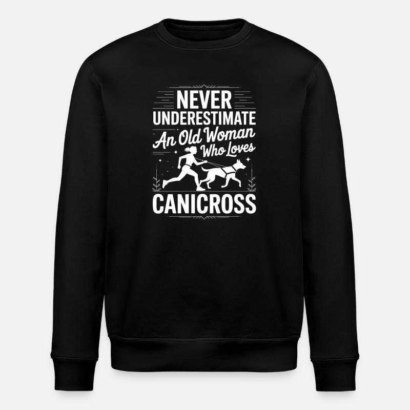 Canicross - Sweat bio ROLLER Stanley/Stella Unisexe - noir