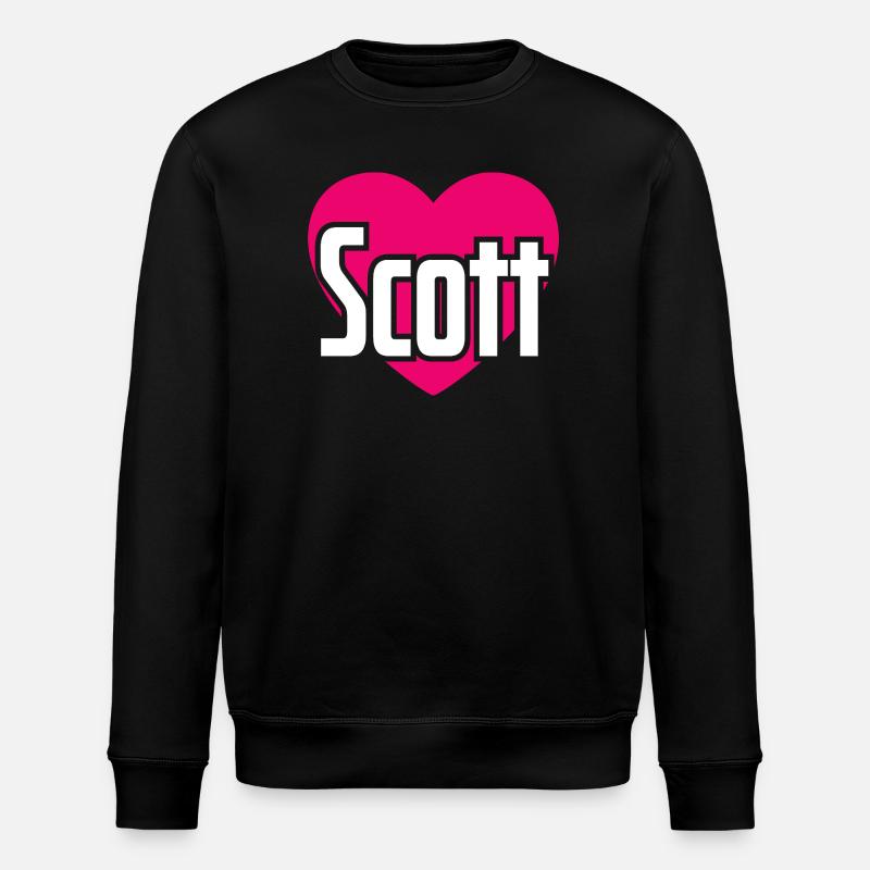 J’aime Scott Pink Heart J’aime Scott - Sweat bio ROLLER Stanley/Stella Unisexe - noir