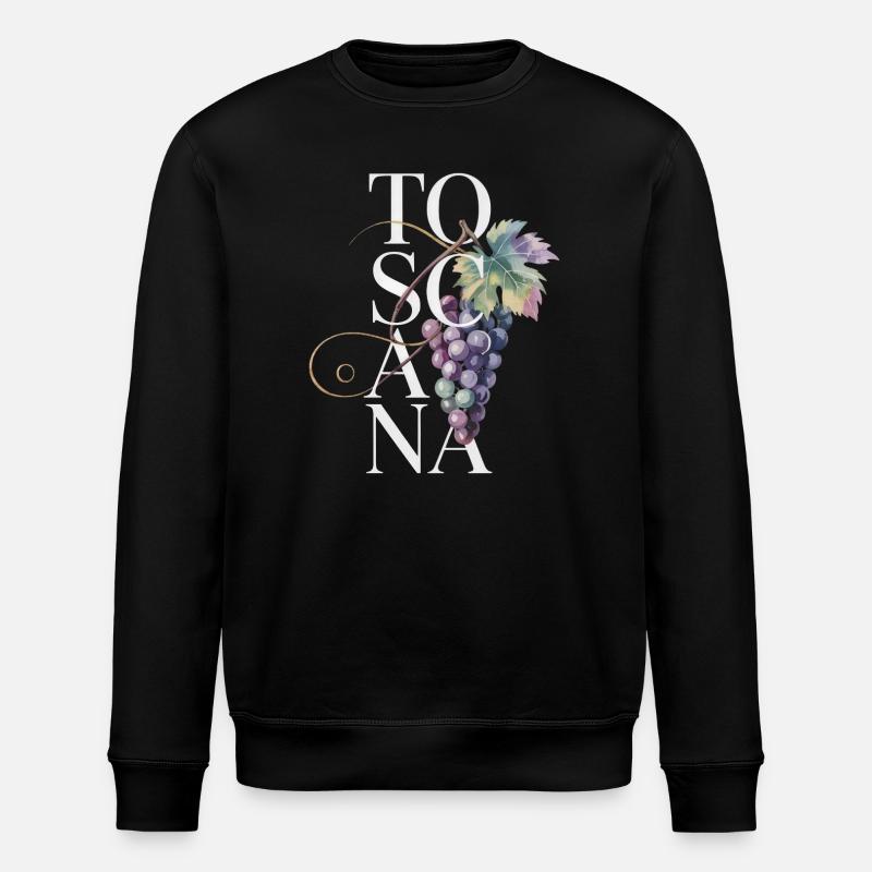 TOSCANA – Grapes - Stanley/Stella ROLLER Unisex Organic Sweatshirt - black