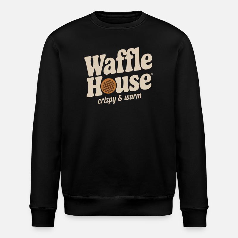 Waffle House – Croustillant et Chaud - Sweat bio ROLLER Stanley/Stella Unisexe - noir