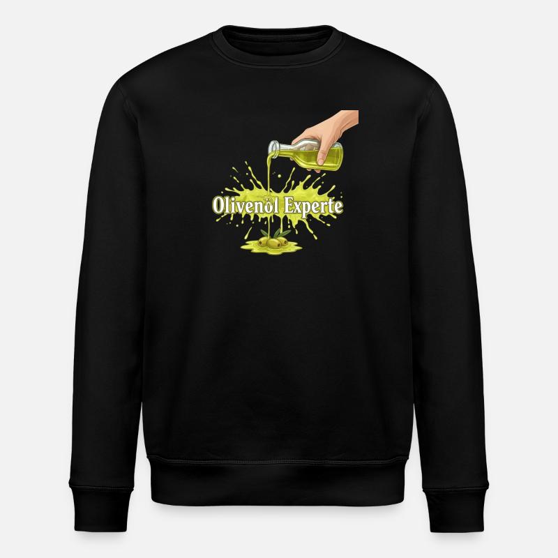 Expert en huile d’olive - Sweat bio ROLLER Stanley/Stella Unisexe - noir