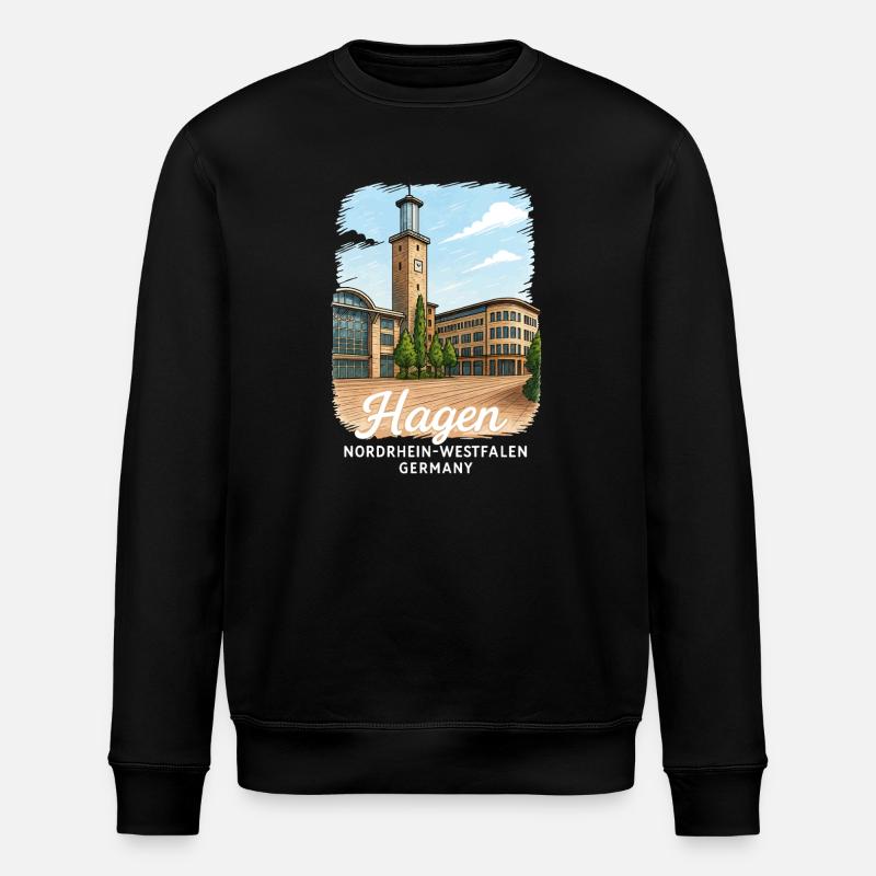 Hagen, Rhénanie-du-Nord-Westphalie - Sweat bio ROLLER Stanley/Stella Unisexe - noir
