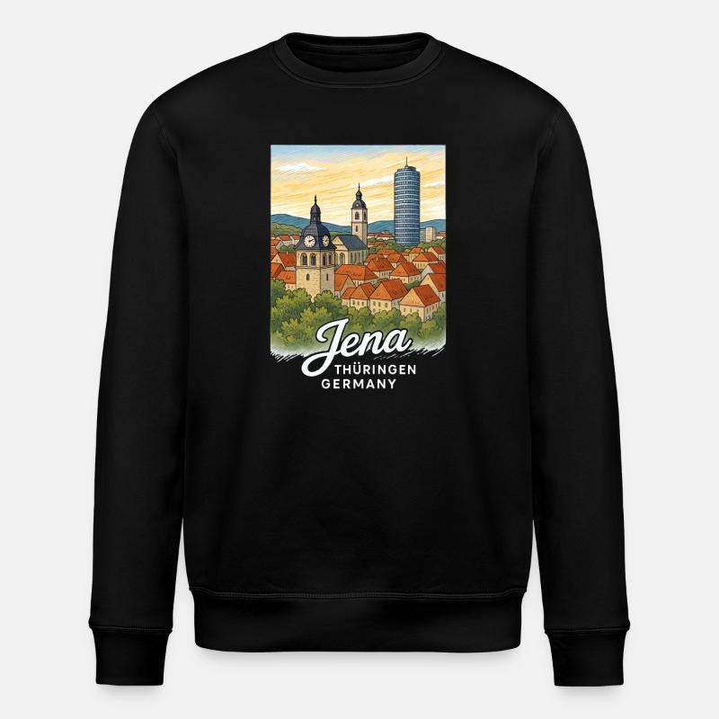 Jena - Stanley/Stella ROLLER Unisex Organic Sweatshirt - black