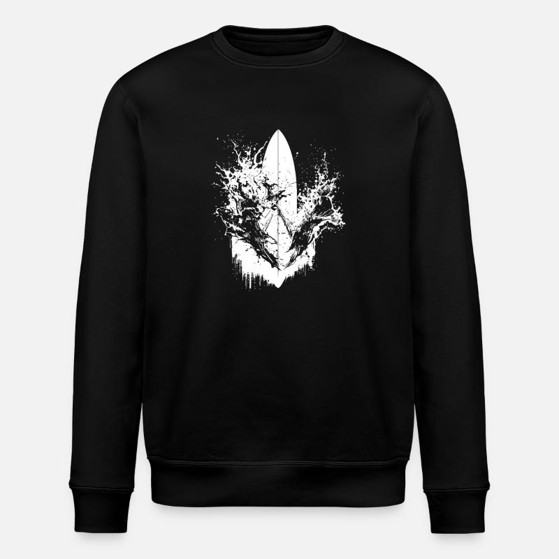Surf dynamique Illustration Surf Surf - Sweat bio ROLLER Stanley/Stella Unisexe - noir