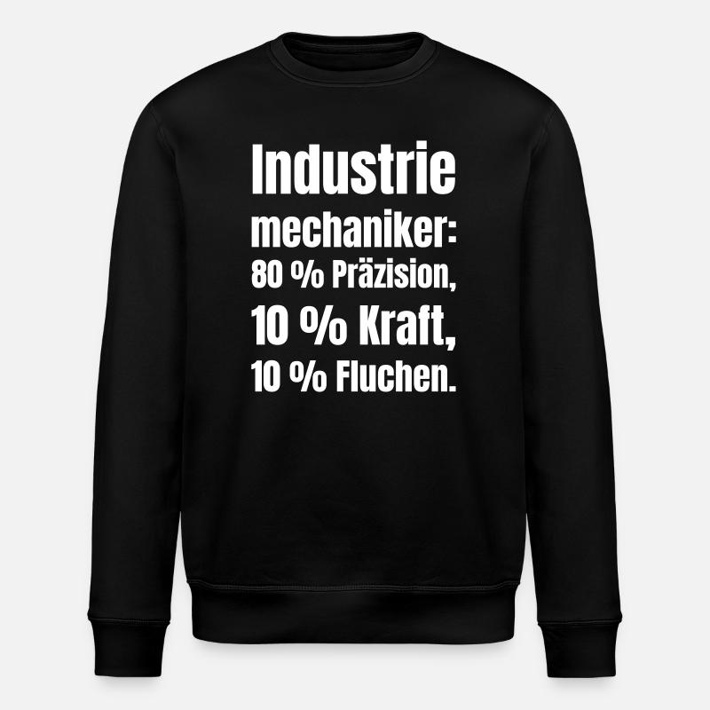 Mécanicien industriel - Sweat bio ROLLER Stanley/Stella Unisexe - noir