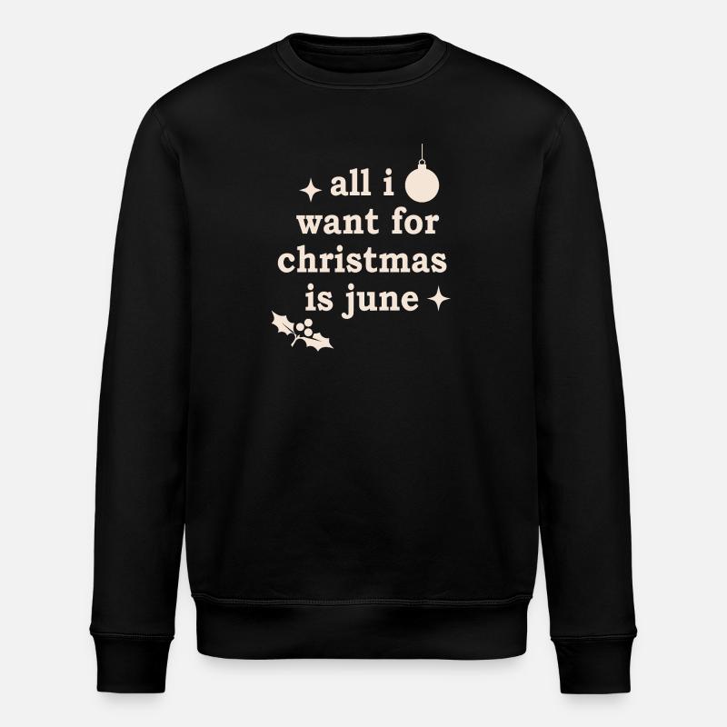 Ugly  Christmas Motiv - Stanley/Stella Unisex Bio-Sweatshirt ROLLER - Schwarz