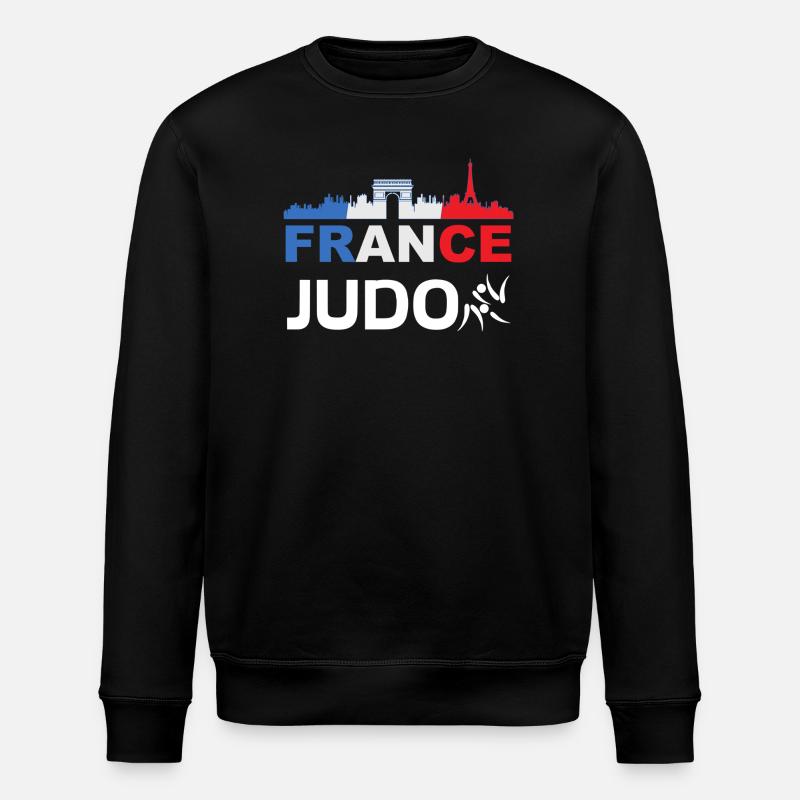 France Judo Arc Urbain - Sweat bio ROLLER Stanley/Stella Unisexe - noir