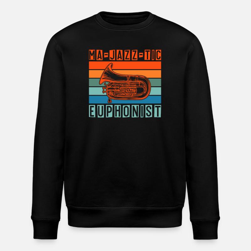 Euphonium Ma-Jazz-Tic Euphonist Baritone Marching - Stanley/Stella Unisex Bio-Sweatshirt ROLLER - Schwarz