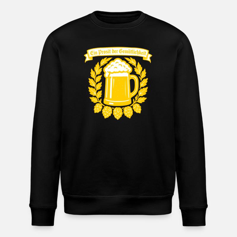 Ein Prosit der Gemütlichkeit - Stanley/Stella Unisex Bio-Sweatshirt ROLLER - Schwarz
