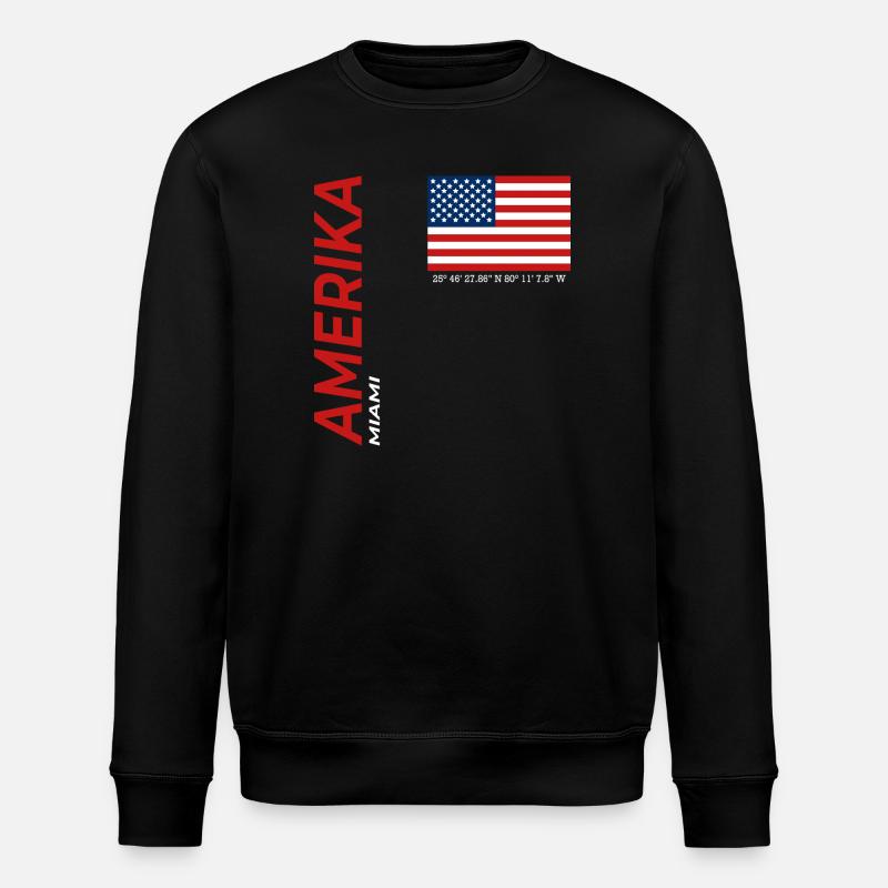 Miami - Stanley/Stella ROLLER Unisex Organic Sweatshirt - black