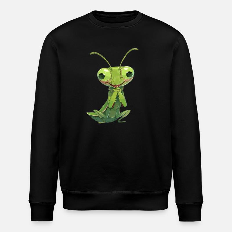 Gottesanbeterinnen Gottesanbeterin - Stanley/Stella Unisex Bio-Sweatshirt ROLLER - Schwarz