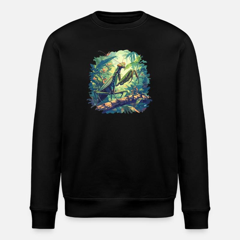Praying mantises Praying mantis - Stanley/Stella ROLLER Unisex Organic Sweatshirt - black