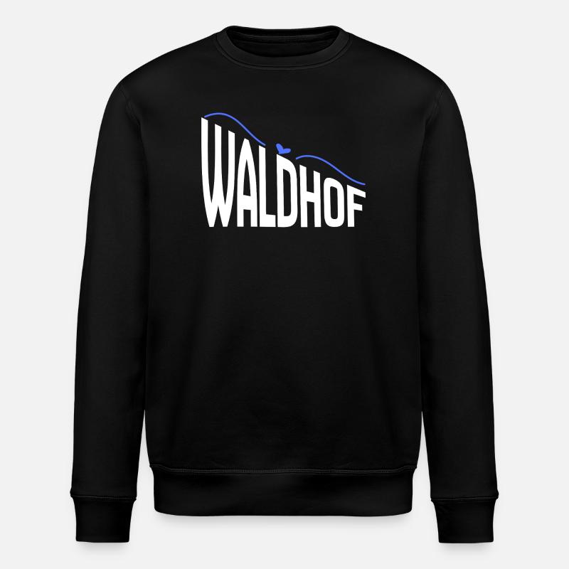 Waldhof - Stanley/Stella ROLLER Unisex Organic Sweatshirt - black