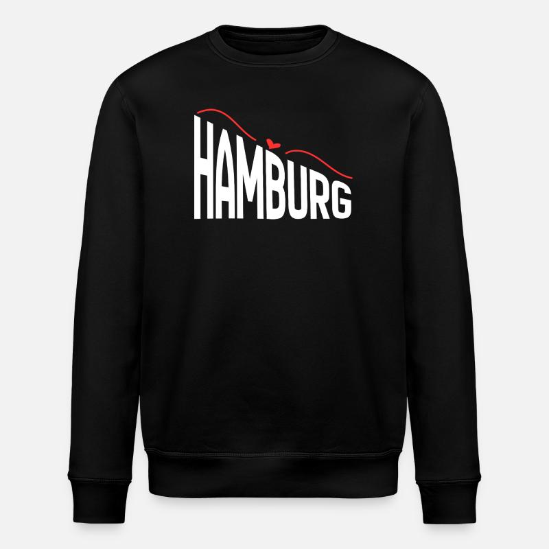 Hambourg - Sweat bio ROLLER Stanley/Stella Unisexe - noir
