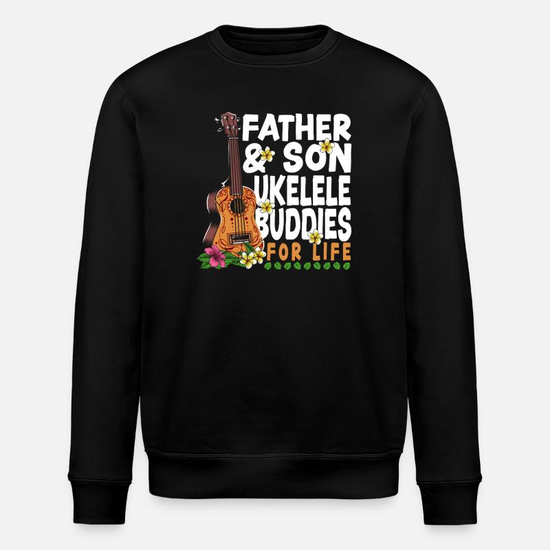 Ukulélé hawaïen Ukulélé Papa Fils - Sweat bio ROLLER Stanley/Stella Unisexe - noir