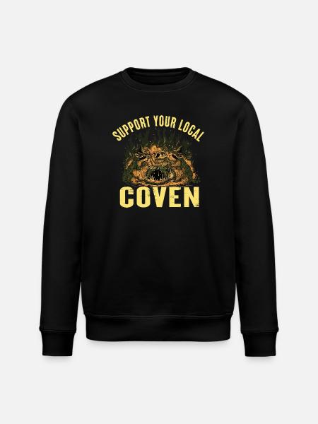 Hexen Geschenkidee Hexenzirkel Hexenschwester Hexe - Stanley/Stella Unisex Bio-Sweatshirt ROLLER - Schwarz