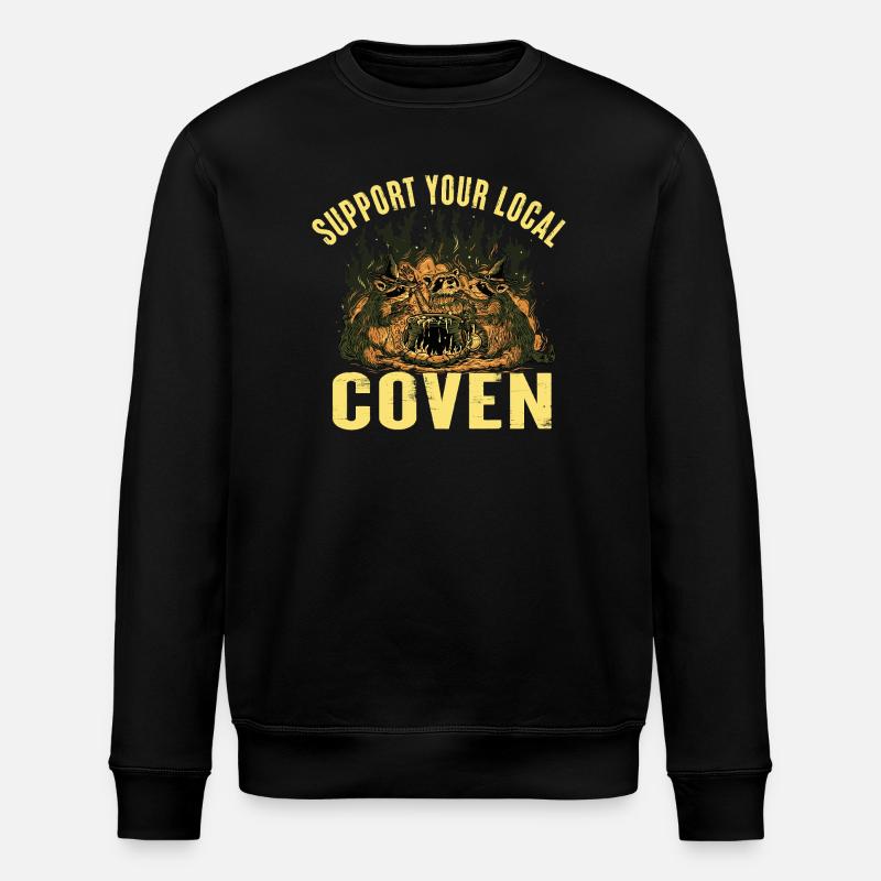 Hexen Geschenkidee Hexenzirkel Hexenschwester Hexe - Stanley/Stella Unisex Bio-Sweatshirt ROLLER - Schwarz
