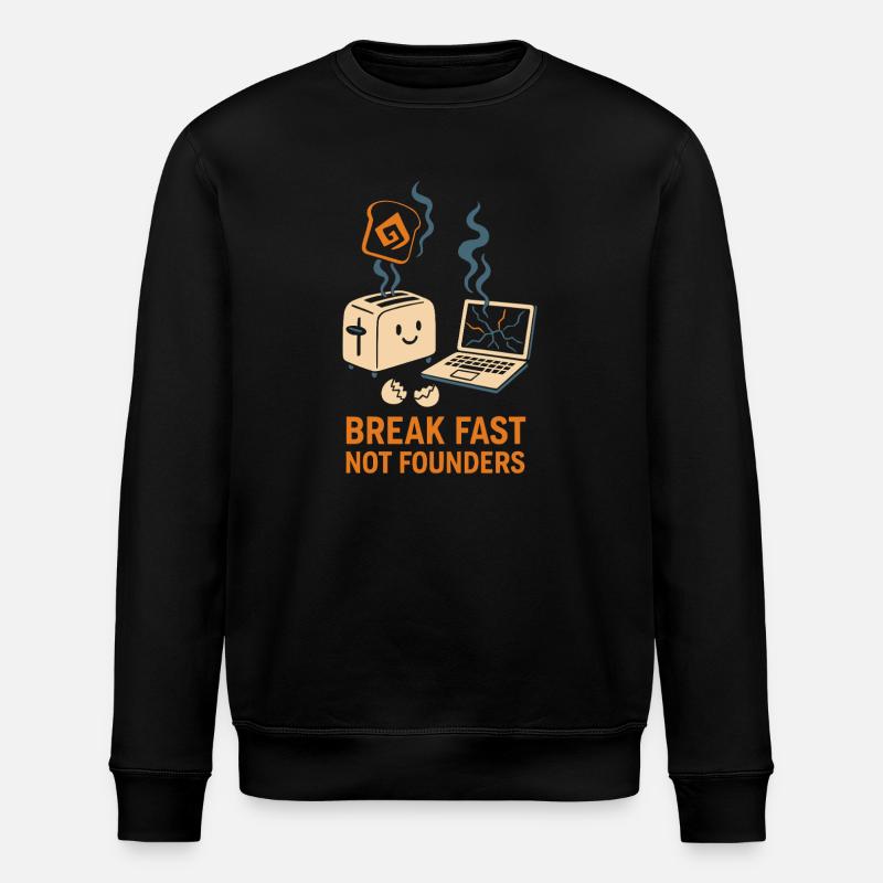 Startup-gründer Survivor Burnout Recover - Stanley/Stella Unisex Bio-Sweatshirt ROLLER - Schwarz