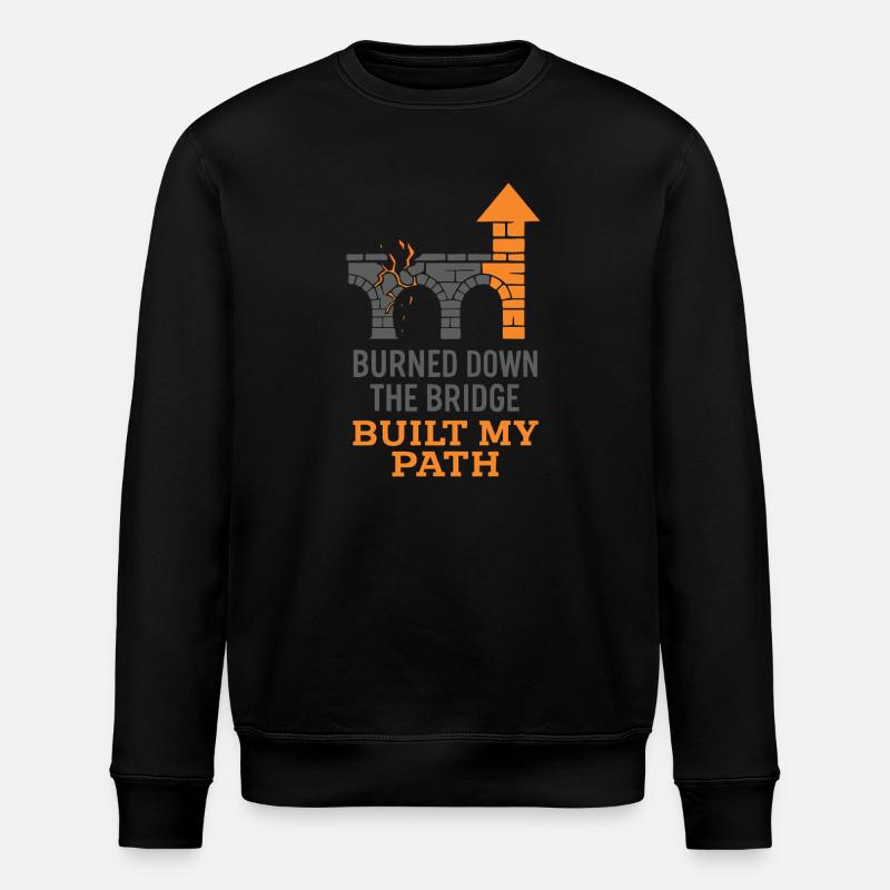 Startup-gründer Survivor Burnout Recover - Stanley/Stella Unisex Bio-Sweatshirt ROLLER - Schwarz