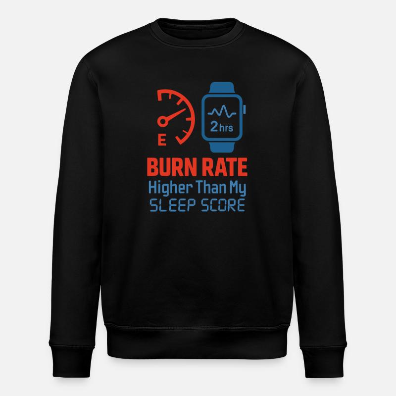 Startup-gründer Survivor Burnout Recover - Stanley/Stella Unisex Bio-Sweatshirt ROLLER - Schwarz