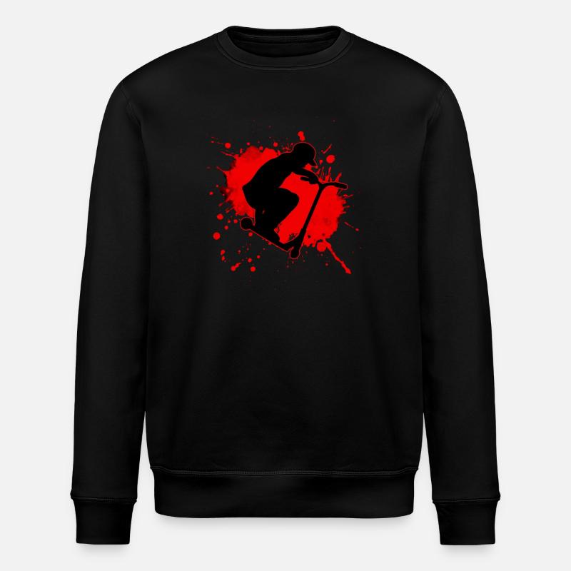 Scooter stunt it - Stanley/Stella Unisex Bio-Sweatshirt ROLLER - Schwarz