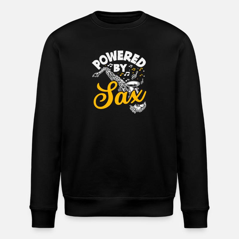 Fanfare de Saxophone Powered By Sax - Sweat bio ROLLER Stanley/Stella Unisexe - noir