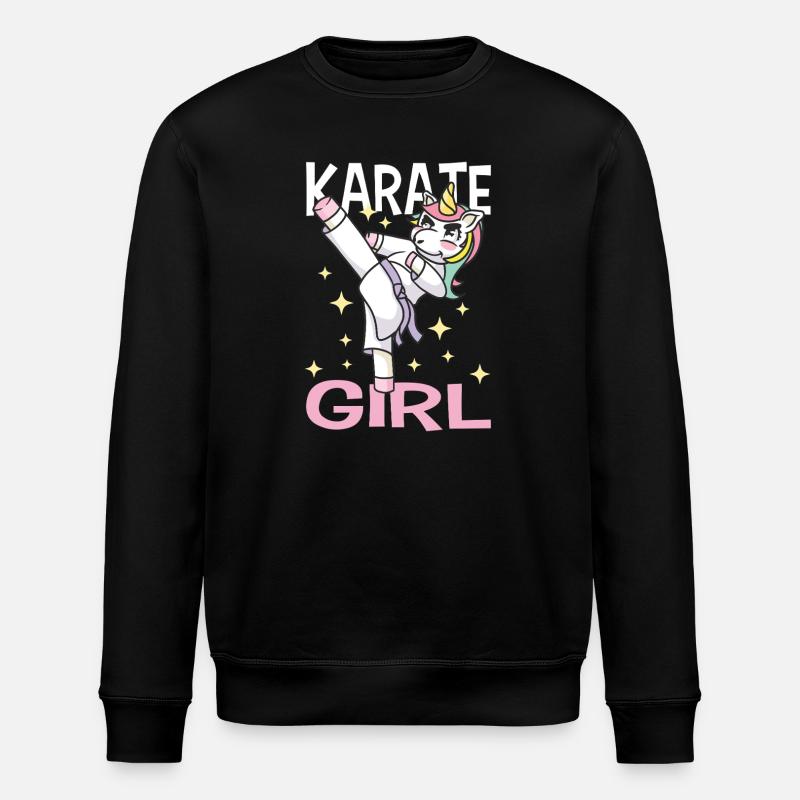 Karate Training Geschenke Karatetraining - Stanley/Stella Unisex Bio-Sweatshirt ROLLER - Schwarz