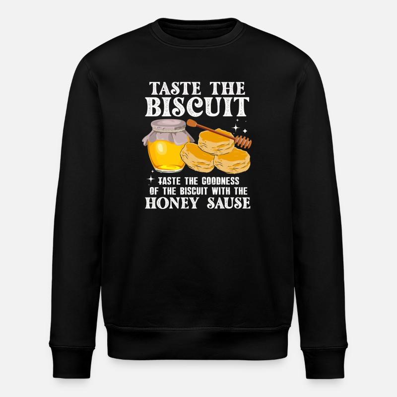 Honig-Keks-Genuss - Stanley/Stella Unisex Bio-Sweatshirt ROLLER - Schwarz