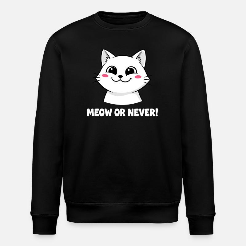 Miaou ou jamais chat - Sweat bio ROLLER Stanley/Stella Unisexe - noir