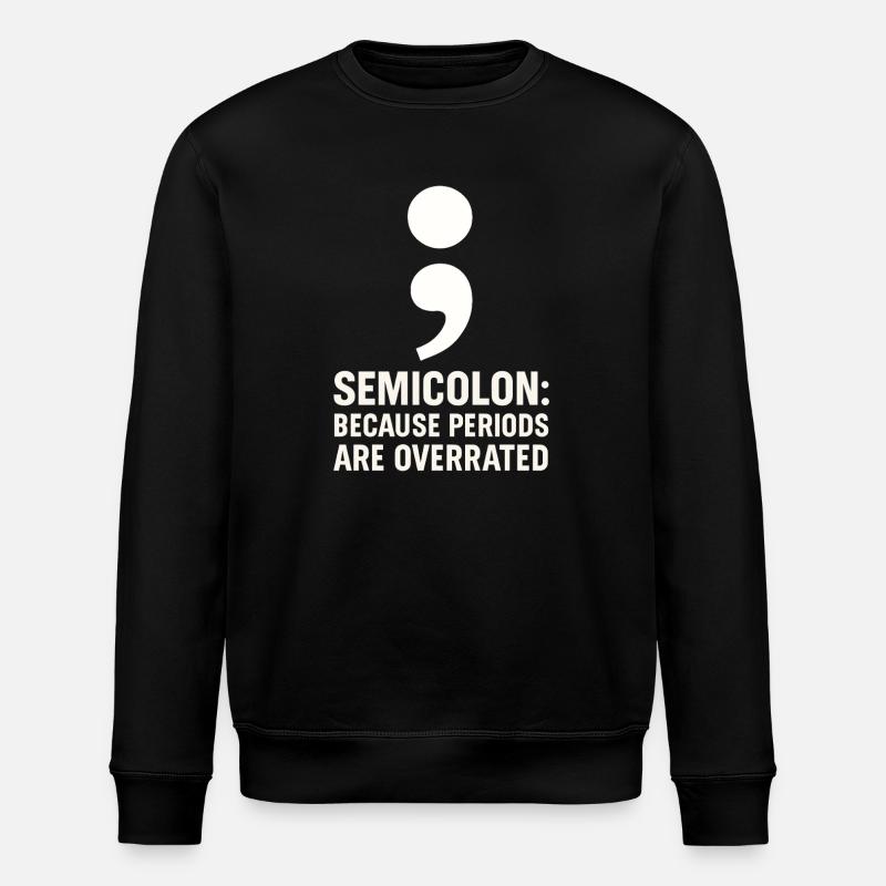 Grammatik Oxford Comma Language Rules - Stanley/Stella Unisex Bio-Sweatshirt ROLLER - Schwarz