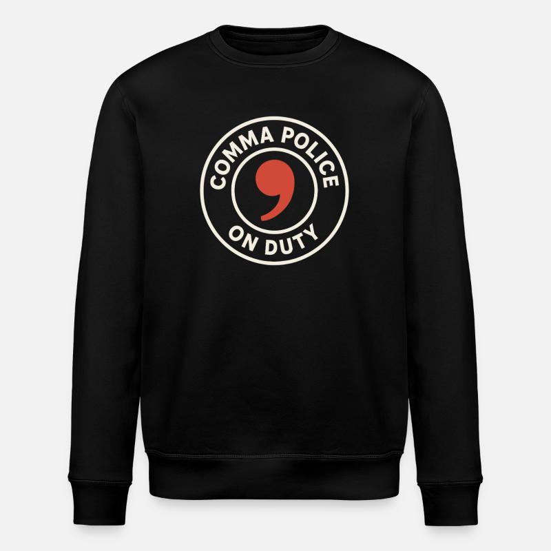 Grammatik Oxford Comma Language Rules - Stanley/Stella Unisex Bio-Sweatshirt ROLLER - Schwarz