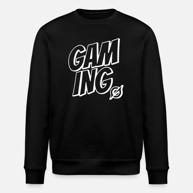 Gaming Lettering - Stanley/Stella ROLLER Unisex Organic Sweatshirt - black