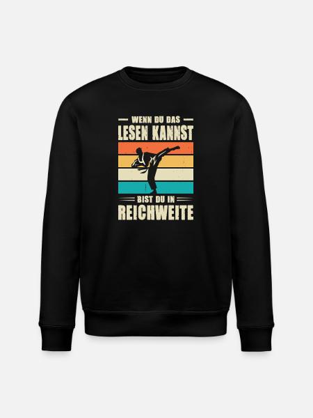 Karate Training Geschenke Karatetraining - Stanley/Stella Unisex Bio-Sweatshirt ROLLER - Schwarz