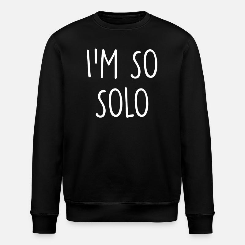 Solo  - Stanley/Stella Unisex Bio-Sweatshirt ROLLER - Schwarz