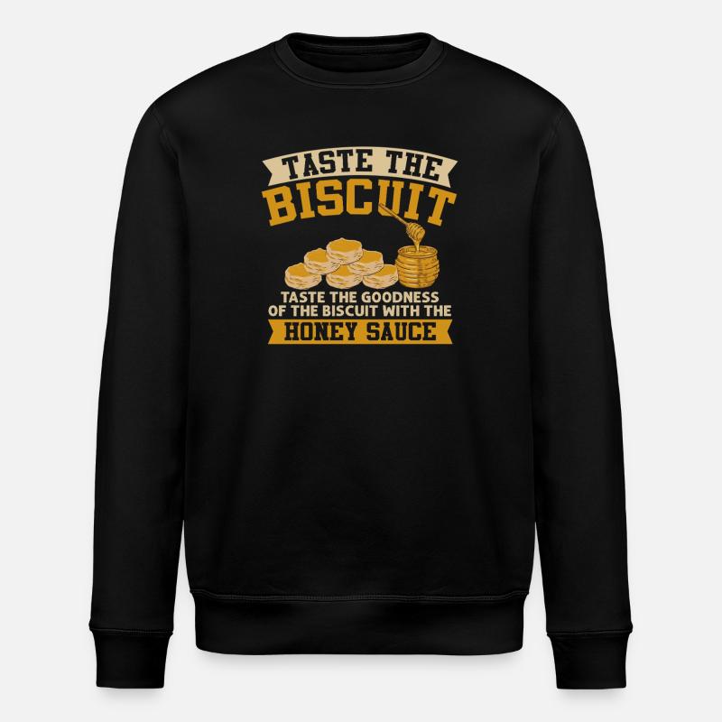 Probieren Sie die Biscuit-Honigsauce - Stanley/Stella Unisex Bio-Sweatshirt ROLLER - Schwarz