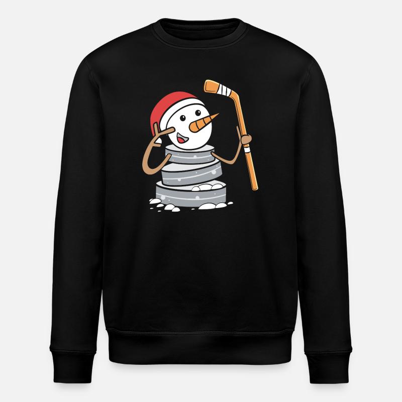 Para Handicap Eishockey - Stanley/Stella ROLLER Unisex Organic Sweatshirt - black