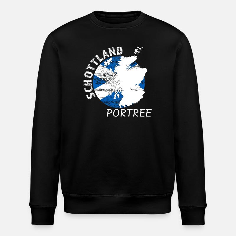 portree - Stanley/Stella ROLLER Unisex Organic Sweatshirt - black